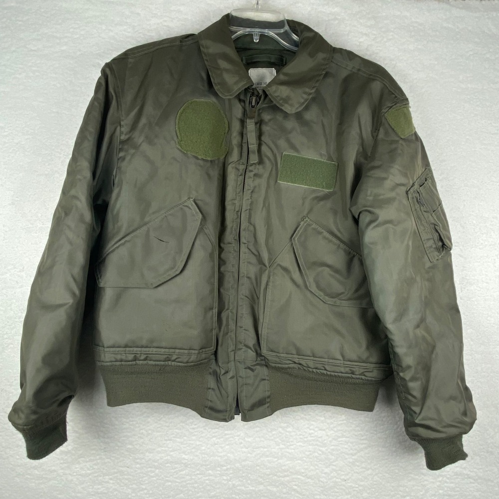 Vintage 1992 Isratex CWU-45/P Flyer's Jacket Large‎ Olive Drab Aramid Military